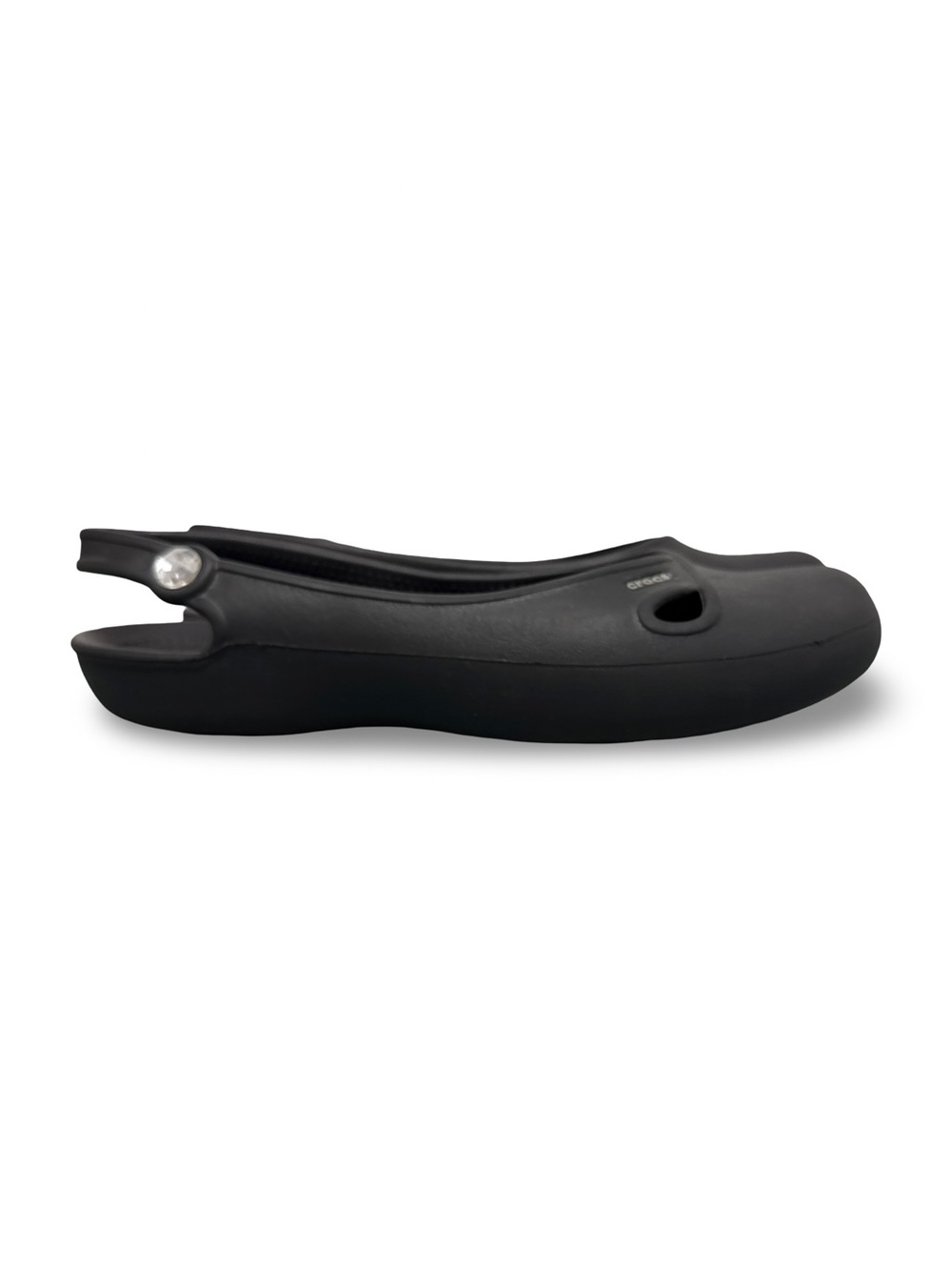 Black Women's Slip-On Ballerina Shoe